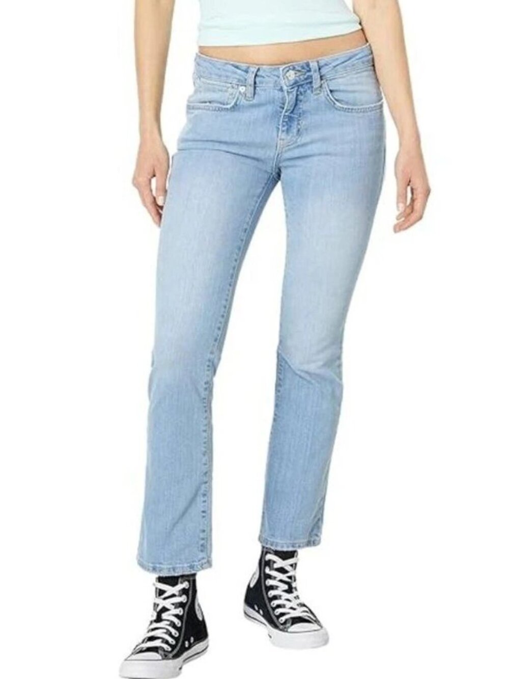 Free People We The Free Liv Cropped Flare Jeans Size 28